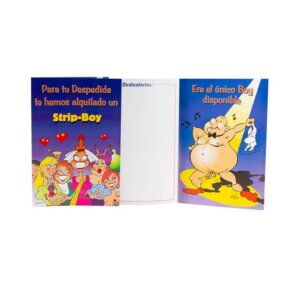 Femarvi Tarjeta Despedida Strip Boy /Es 8435097814339