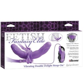 Fetish Fantasy Elite Double Arnes Doble Vibrador Lila 11.5cm 603912301113