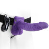 Fetish Fantasy Series 7 Arnes Vibrador Con Testiculos Hueco Man 17.8 cm Lila 603912362794