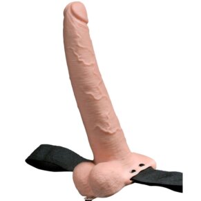Fetish Fantasy Series Arnes Ajustable Pene Realistico Con Testiculos Recargable Y Vibrador 23 cm 603912756531