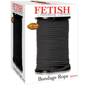 Fetish Fantasy Series Series Bondage Cuerda Seda Negro 60.96 Metros 603912279603