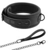 Fetish Submissive Collar Con Cadena Con Forro De Nopreno 8435565924942
