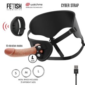 Fetish Submissive Cyber Strap Arnes Con Dildo Control Remoto Tecnologia Watchme L 8435565931278