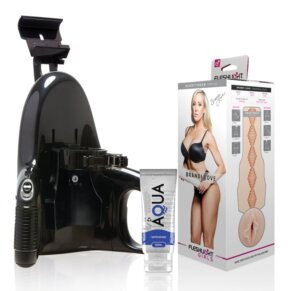 Fleshlight Brandi Love Vagina + Universal Launch + Lubricante Aqua Quality 50 ml