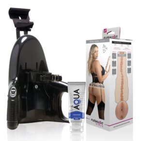 Fleshlight Mia Malkova Boss Level + Universal Launch + Lubricante Aqua Quality 50 ml
