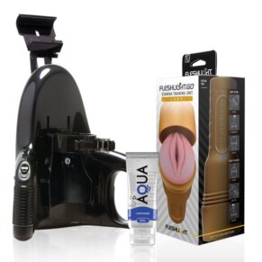 Fleshlight Stamina Go Training Unit Lady + Universal Launch + Lubricante Aqua Quality 50 ml
