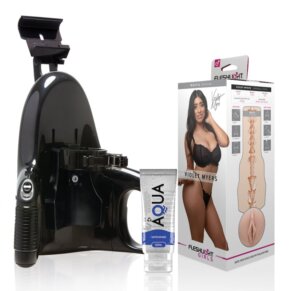 Fleshlight Violet Myers Waifu + Universal Launch + Lubricante Aqua Quality 50 ml
