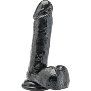 Get Real Dildo 18 cm Con Testiculos Negro 8713221486394