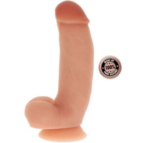 Get Real Dildo Silicona 18 cm Con Testiculos Natural 8713221822956