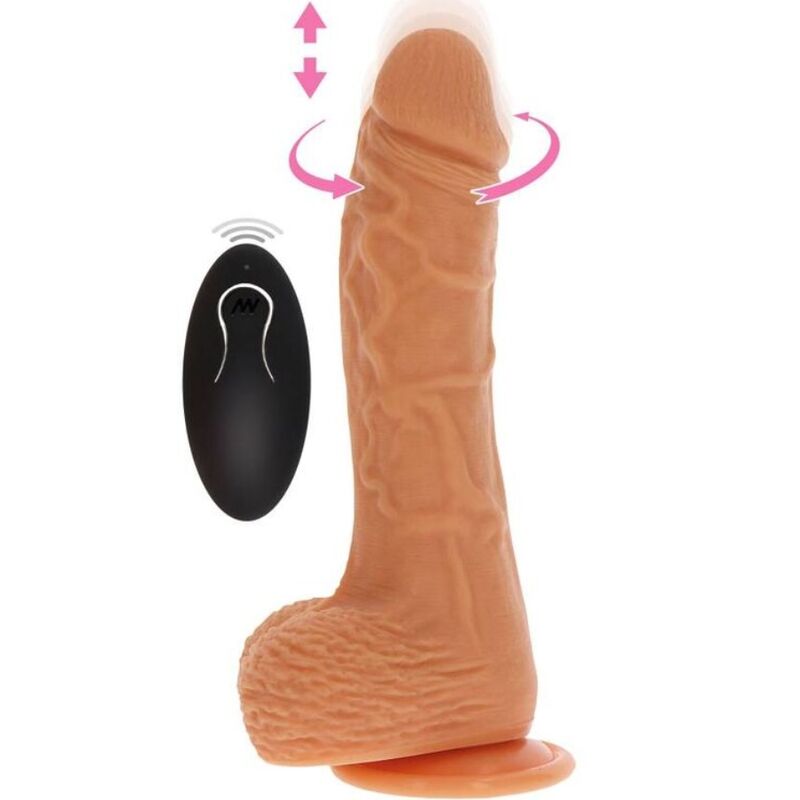 Get Real Dildo Vibrador Rotador Up&Down Natural 6 get real dildo vibrador rotador updown natural 8713221827999