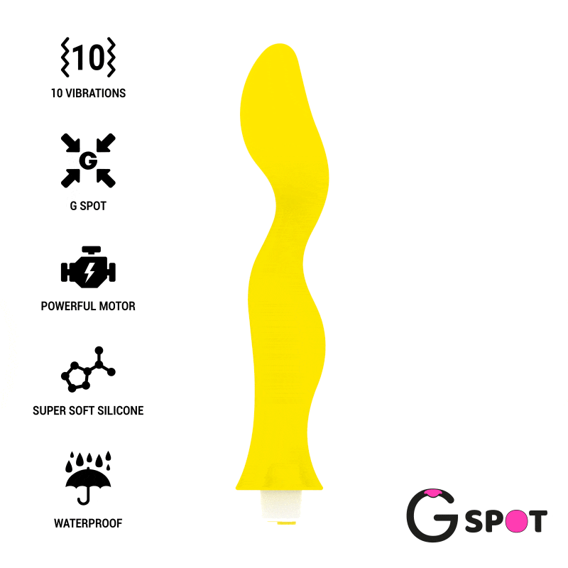 G-Spot Gavyn Vibrador Punto G Amarillo 6 gspot gavyn vibrador punto g amarillo 8435565907440