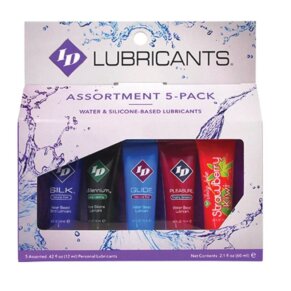 Id Juicy Lube Surtido 5X Lubricante Tube Pack 12 ml 761236100055