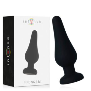 Intense Anal Plug Pipo M Silicone Negro 11 cm 8425402156889