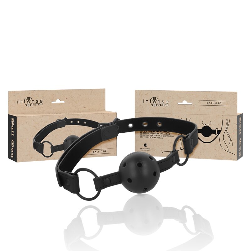 Intense Fetish Bozal De Cuero Vegano 6 intense fetish bozal de cuero vegano 8435566041419