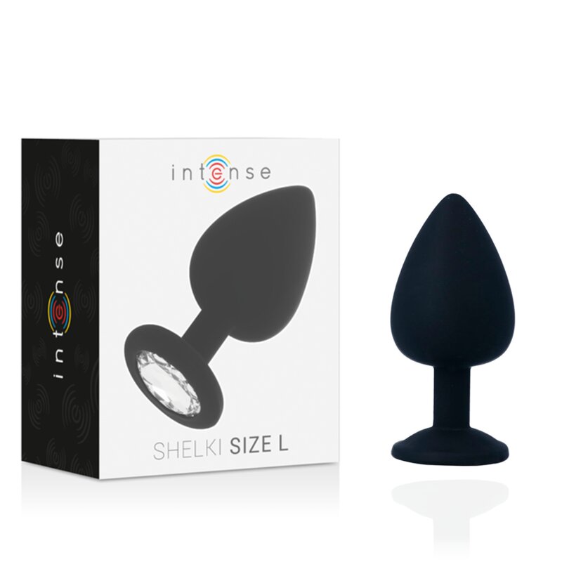 Intense Shelki L Plug Anal Negro 2 intense shelki l plug anal negro 8425402157107