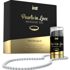 Intt Massage & Oral Sex Pearls In Love Con Collar De Perlas Y Gel De Silicona 5600304015370
