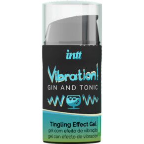 Intt Potente Estimulante Íntimo Gel Vibrador Liquido Gin & Tonic 15ml 5600304015493