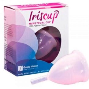 Iriscup Copa Mestrual Rosa Pequeña + Bolsa Esterilizadora Gratis 8463721304406