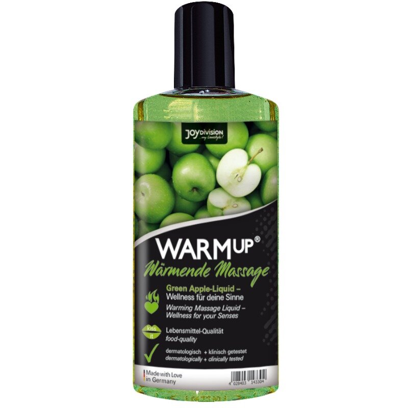 Joydivision Warmup Aceite De Masaje Manzana Verde 150 ml 6 joydivision warmup aceite de masaje manzana verde 150 ml 4028403143304