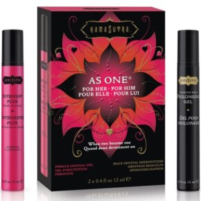Kamasutra Kit Parejas Para El Y Ella As One 12 ml 739122001755