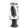 King Cock 10 Pene Negro 25 cm 603912350012