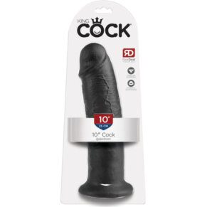 King Cock 10 Pene Negro 25 cm 603912350012