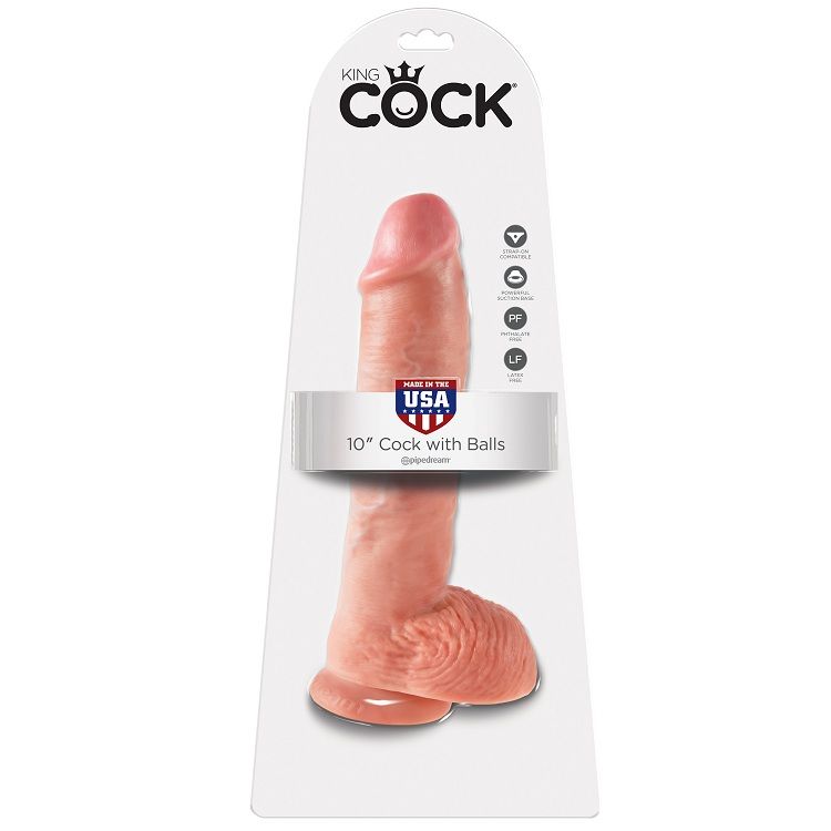 King Cock 10 Pene Realistico Natural 26.5 cm 6 king cock 10 pene realistico natural 265 cm 603912350180
