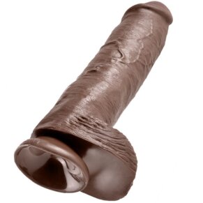 King Cock 11 Pene Realistico Marron 28 cm 603912350319