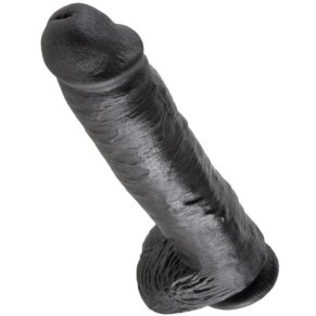 King Cock 11 Pene Realistico Negro 28 cm 603912350296