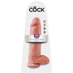 King Cock 12 Pene Realistico Natural 30.48 cm 603912350203