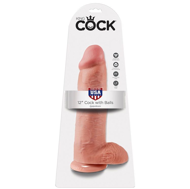 King Cock 12 Pene Realistico Natural 30.48 cm 6 king cock 12 pene realistico natural 3048 cm 603912350203