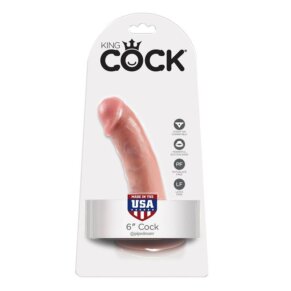 King Cock 6 Pene Natural 15.2 cm 603912349887
