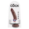 King Cock 7 Pene Color Chocolate 17.8 cm 603912349931