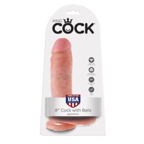 King Cock 8 Pene Realistico Natural 20.3 cm 603912350166