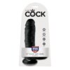 King Cock 8 Pene Realistico Negro 20.3 cm 603912350234