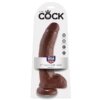 King Cock 9 Pene Realistico Marron 22.9 cm 603912350265