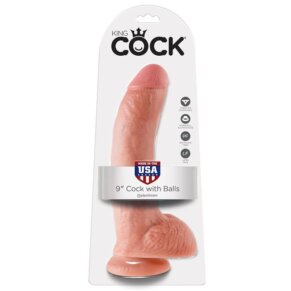King Cock 9 Pene Realistico Natural 22.9 cm 603912350173