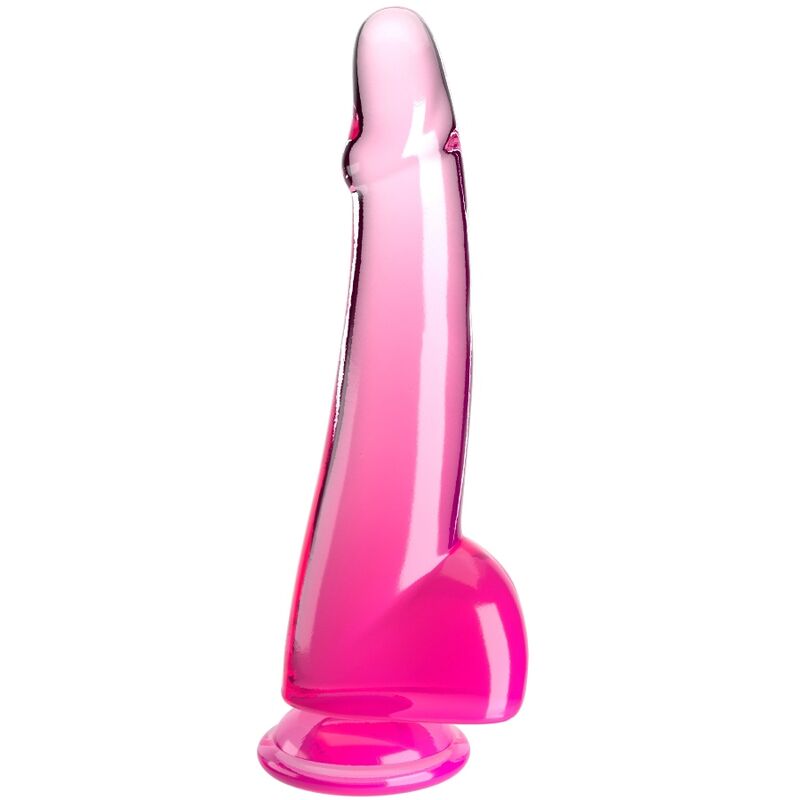 King Cock Clear Dildo Con Testiculos 19 cm Rosa 6 king cock clear dildo con testiculos 19 cm rosa 603912775082