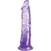 King Cock Clear Pene Realistico 19.7 cm Morado 2 King Cock Clear Pene Realistico 19.7 cm Morado 603912775075