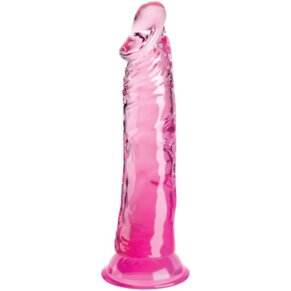 King Cock Clear Pene Realistico 19.7 cm Rosa 603912775013