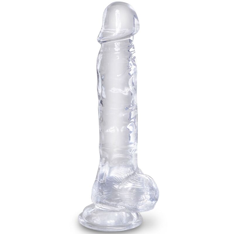 King Cock Clear Pene Realistico Con Testiculos 16.5 cm Transparente 6 king cock clear pene realistico con testiculos 165 cm transparente 603912758863