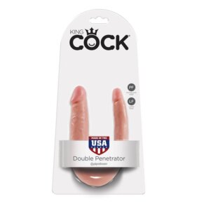 King Cock Dildo Doble Penetración 12.7 cm Natural 603912350067