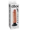 King Cock Dildo Vibrador 15.24 cm Natural 603912737691