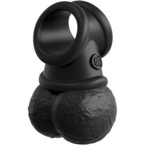 King Cock Elite Anillo Con Testiculos De Silicona 603912770995