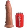 King Cock Elite Dildo Realistico Silicona 20.3 cm Caramelo 603912769326