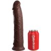 King Cock Elite Dildo Realistico Silicona 28 cm Marron 603912769371