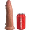 King Cock Elite Dildo Realistico Vibrador & Silicona 20.3 cm Caramelo 603912769432