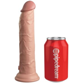 King Cock Elite Dildo Realistico Vibrador & Silicona Control Remoto 23 cm 603912769449