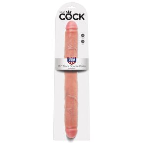 King Cock Thick Dildo Doble Penetración 40.6 cm 603912350401