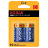 Kodak Max Pila Alcalina C Lr14 Blister*2 887930952834